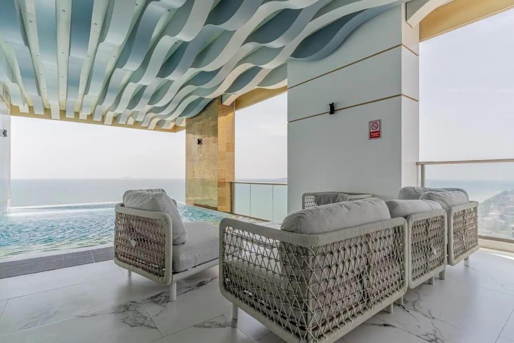 Sea View 5 Star Facilities Luxury Stay At Pattaya Haat Jomtien Eksteriør bilde